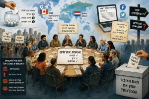 אילוסטרציה לאסיפות אזרחים והאתגרים בקבלת ההמלצות שלהן